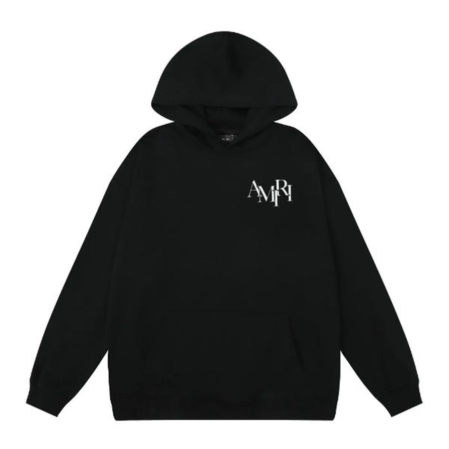 Black Triple Cobra Graphic Print Hoodie — Black