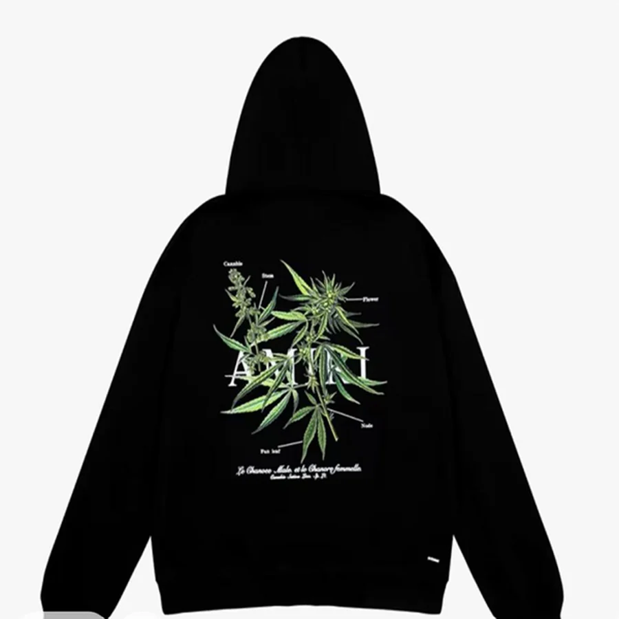 Black Triple Cobra Graphic Print Hoodie — Black
