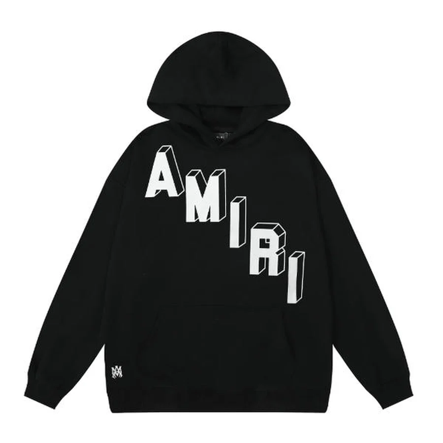 Black Triple Cobra Graphic Print Hoodie — Black