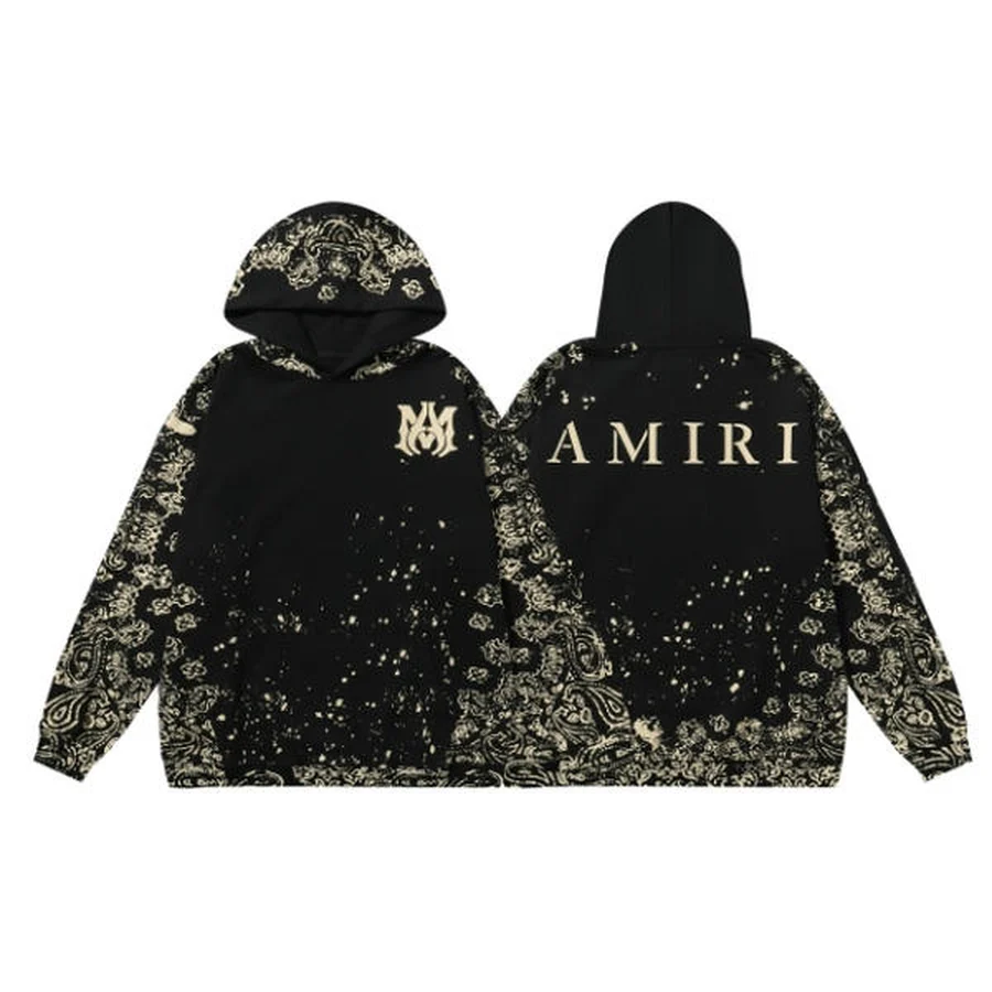 Black Triple Cobra Graphic Print Hoodie — Black
