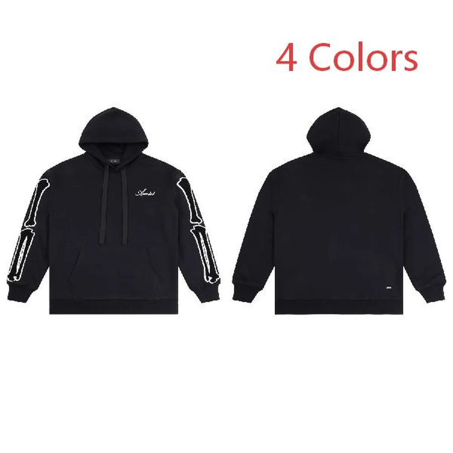 Black Triple Cobra Graphic Print Hoodie — Black
