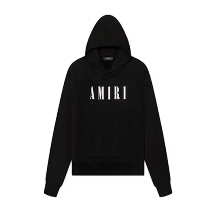 Black Triple Cobra Graphic Print Hoodie — Black