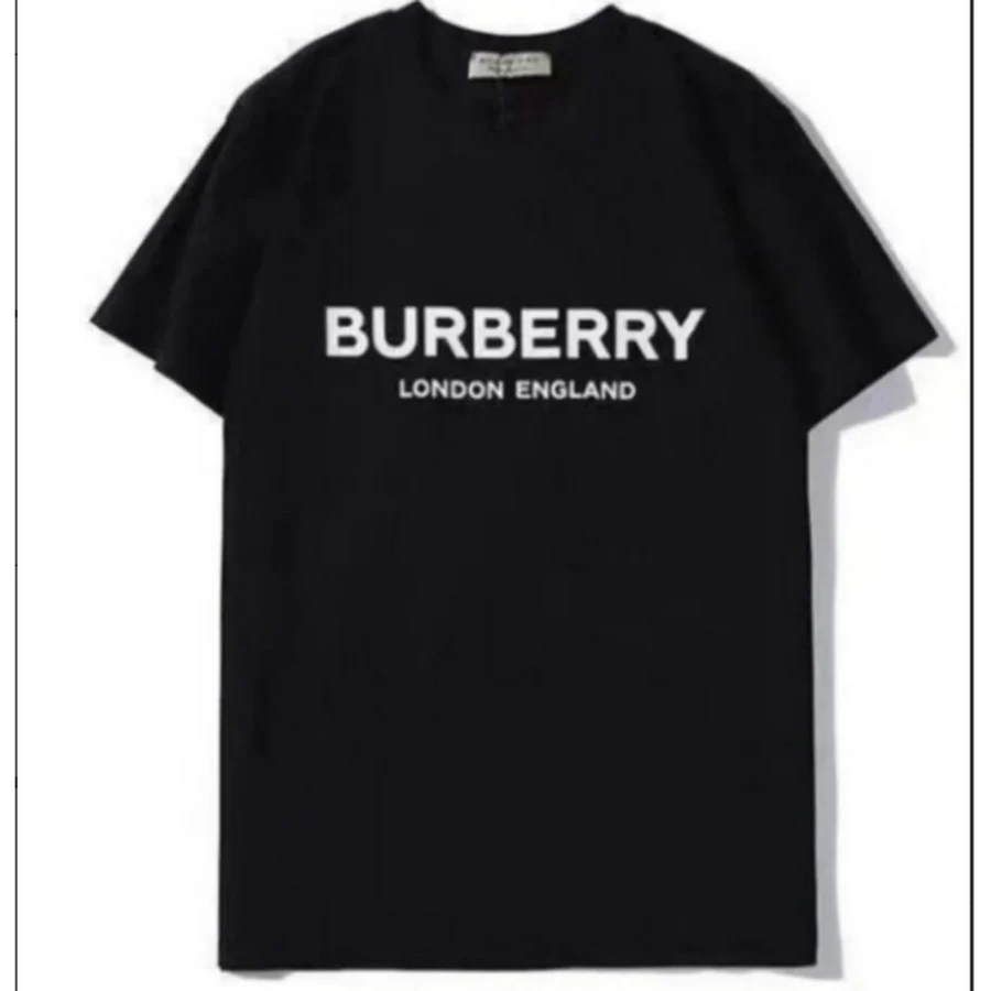 Black Check Pattern Shoulder Stripes T-Shirt — Black