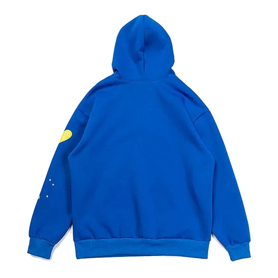 Cactus Plant Flea Market Blue Sleeve Graphic Pullover Hoodie