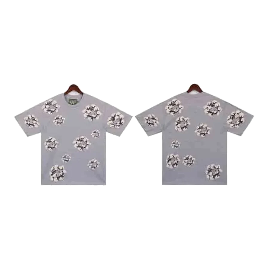 Denim Tears Grey Multi Wreath Graphic T-Shirt