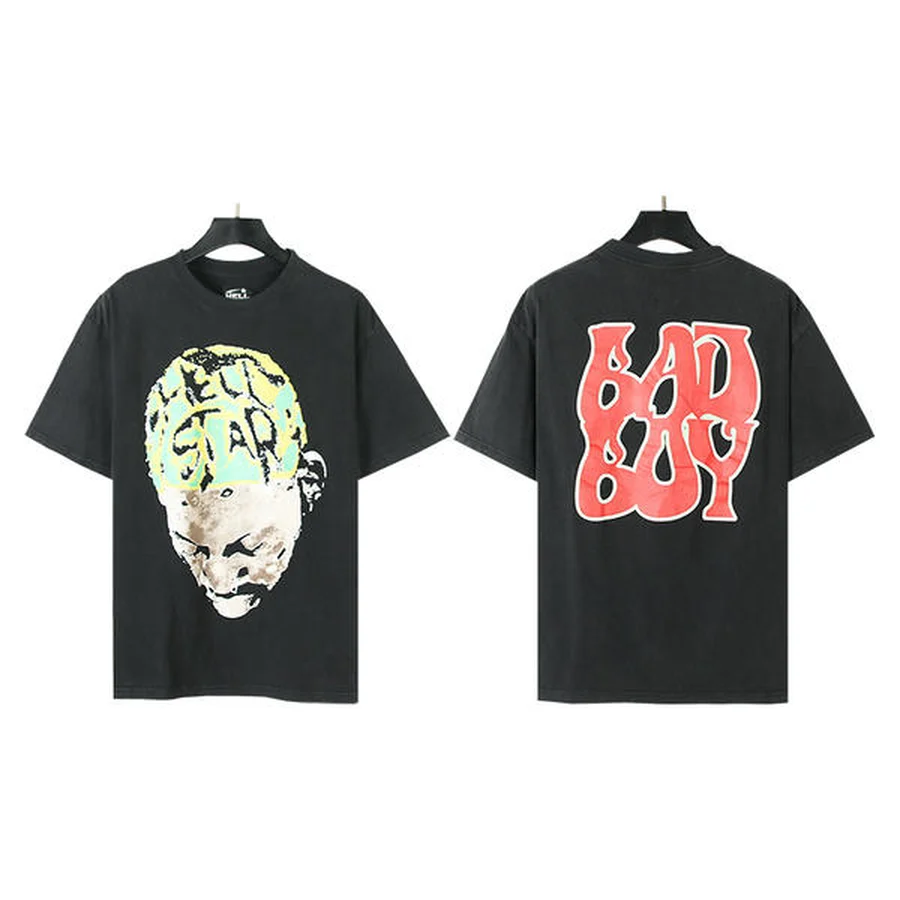 White Skeleton Ribcage Graphic T-Shirt — Black