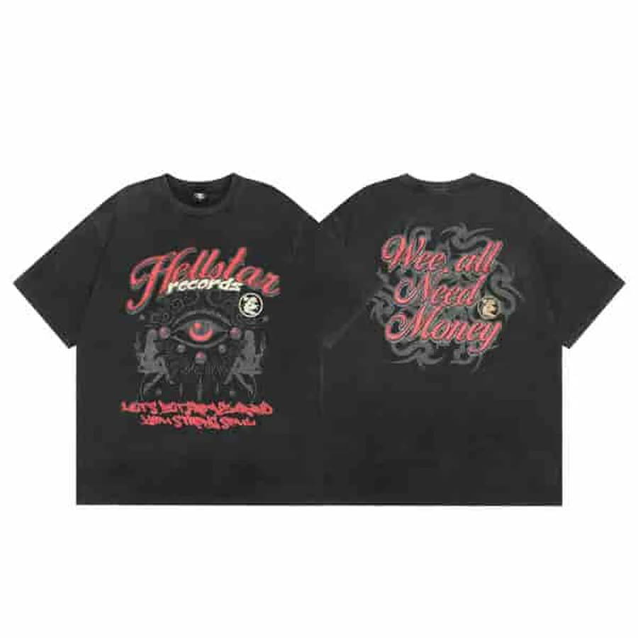 White Skeleton Ribcage Graphic T-Shirt — Black