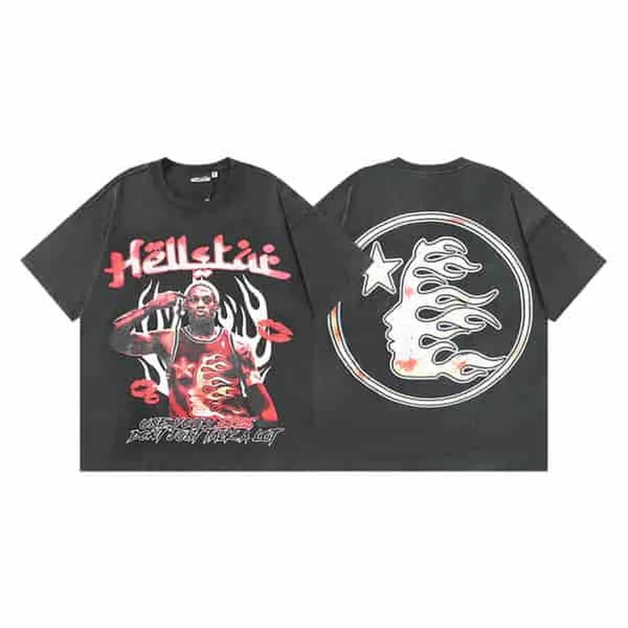White Skeleton Ribcage Graphic T-Shirt — Black