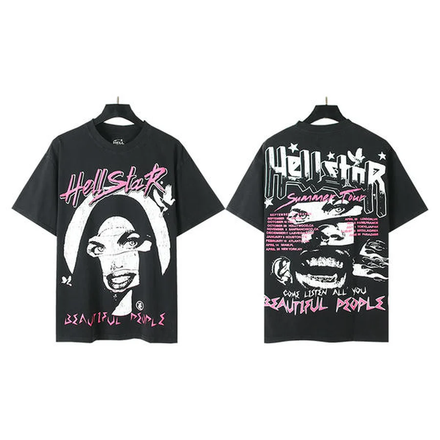 White Skeleton Ribcage Graphic T-Shirt — Black
