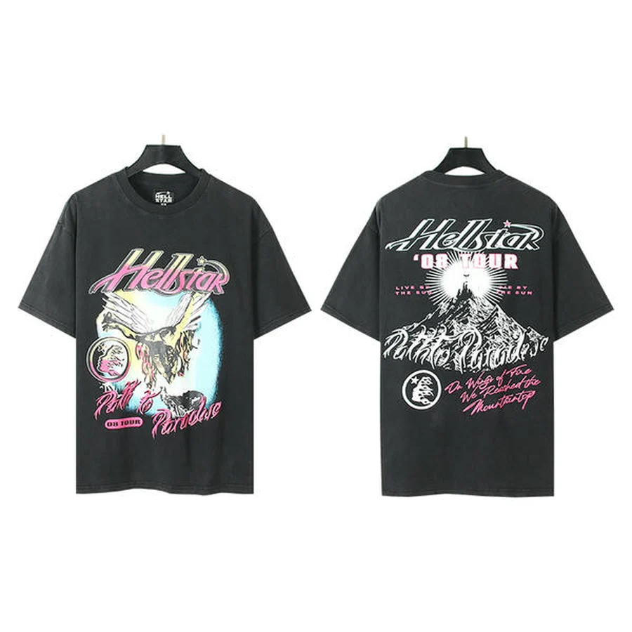 White Skeleton Ribcage Graphic T-Shirt — Black