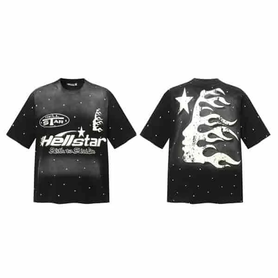 White Skeleton Ribcage Graphic T-Shirt — Black