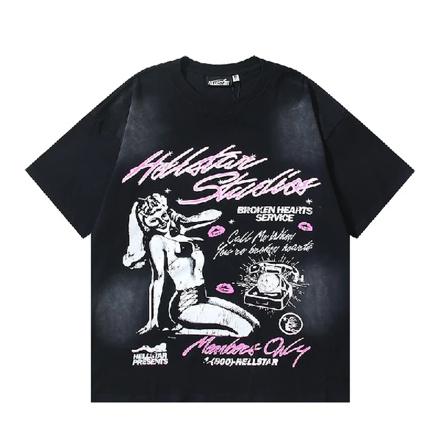 White Skeleton Ribcage Graphic T-Shirt — Black