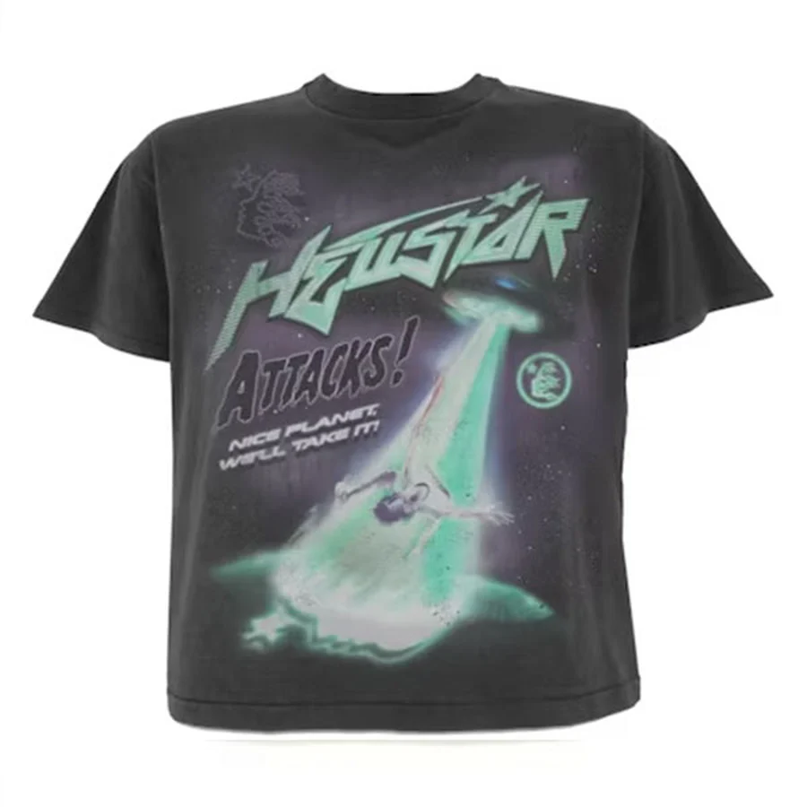 White Skeleton Ribcage Graphic T-Shirt — Black