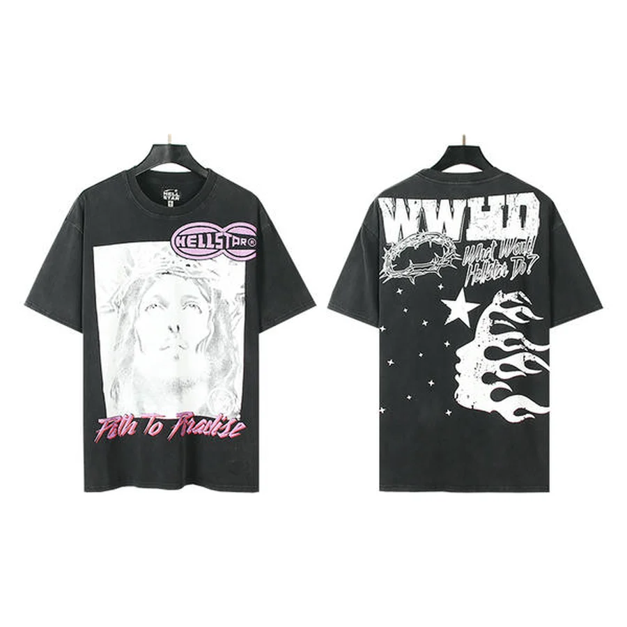 White Skeleton Ribcage Graphic T-Shirt — Black