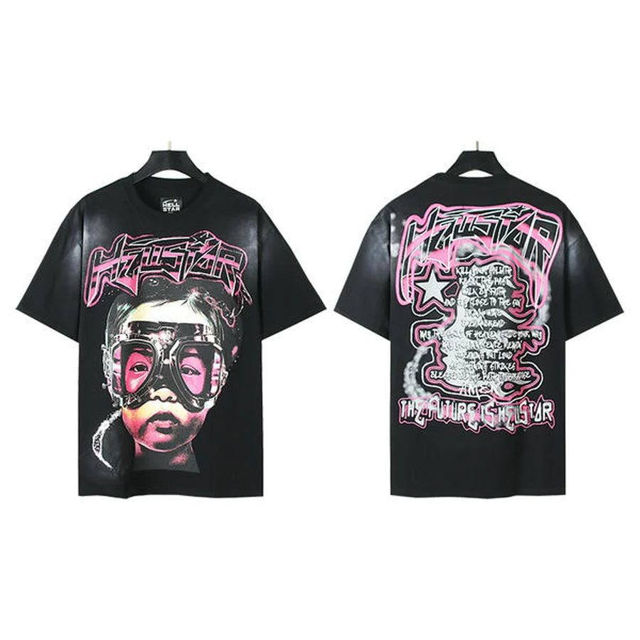 White Skeleton Ribcage Graphic T-Shirt — Black
