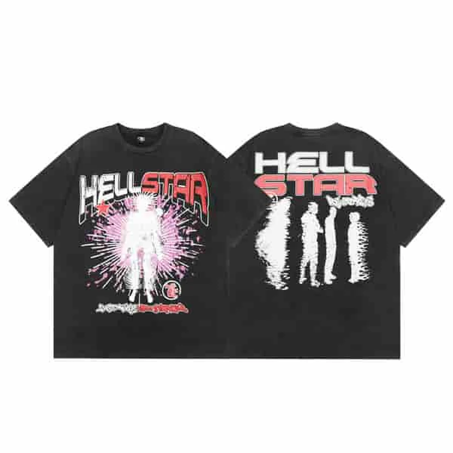 White Skeleton Ribcage Graphic T-Shirt — Black