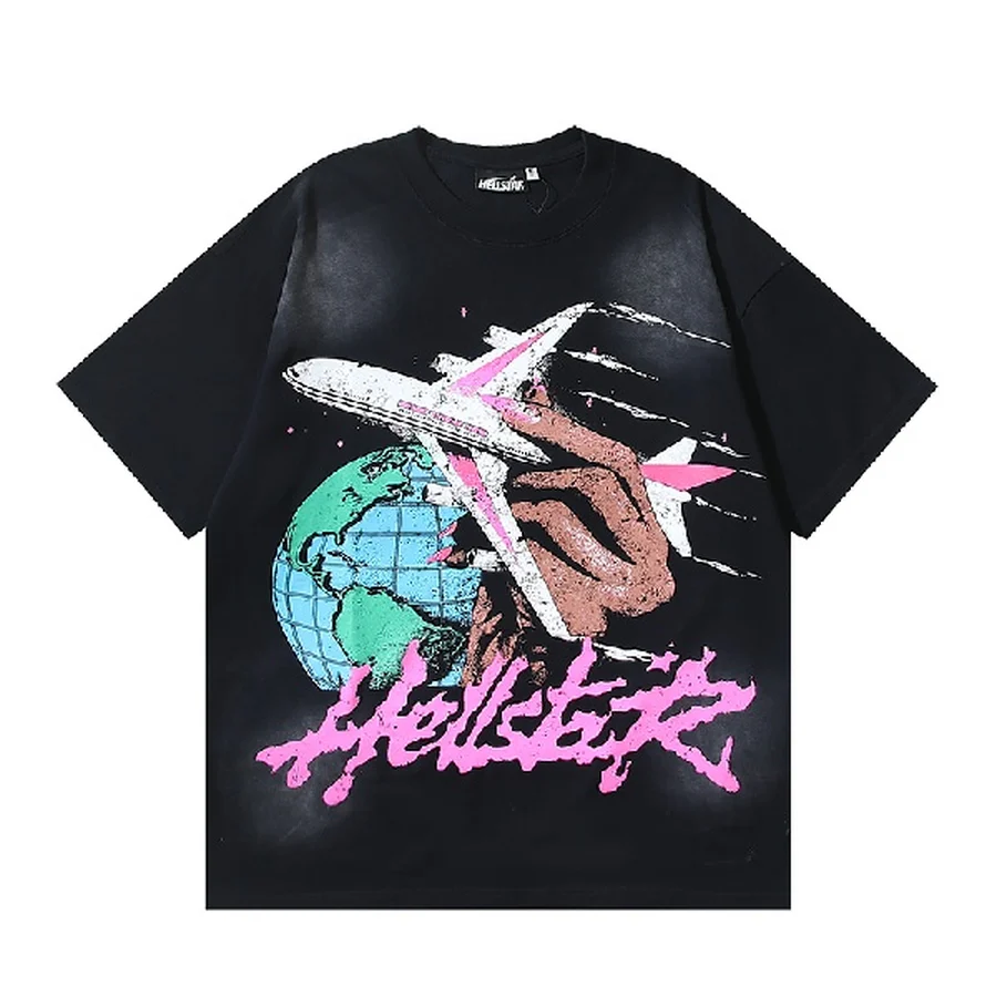 White Skeleton Ribcage Graphic T-Shirt — Black