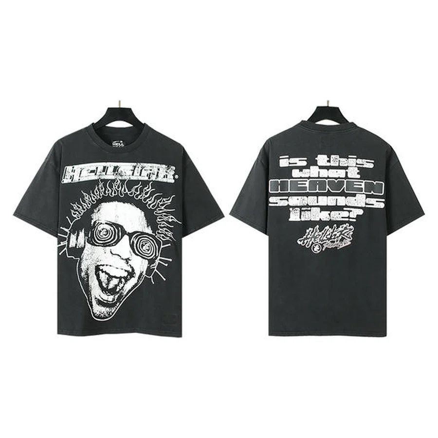 White Skeleton Ribcage Graphic T-Shirt — Black