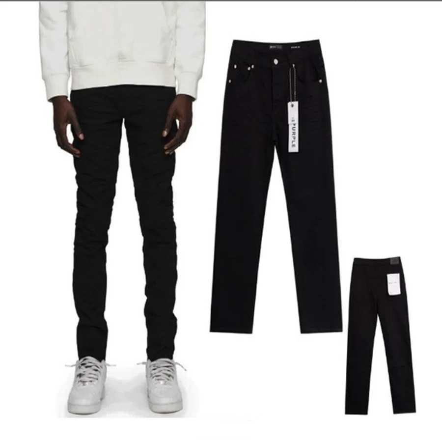 Light Blue Distressed Jeans With Logo Jeans — Black