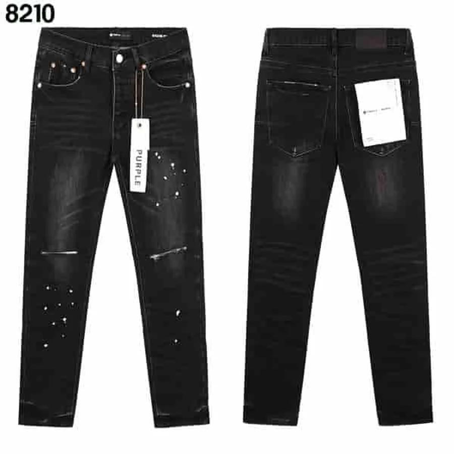 Light Blue Distressed Jeans With Logo Jeans — Black