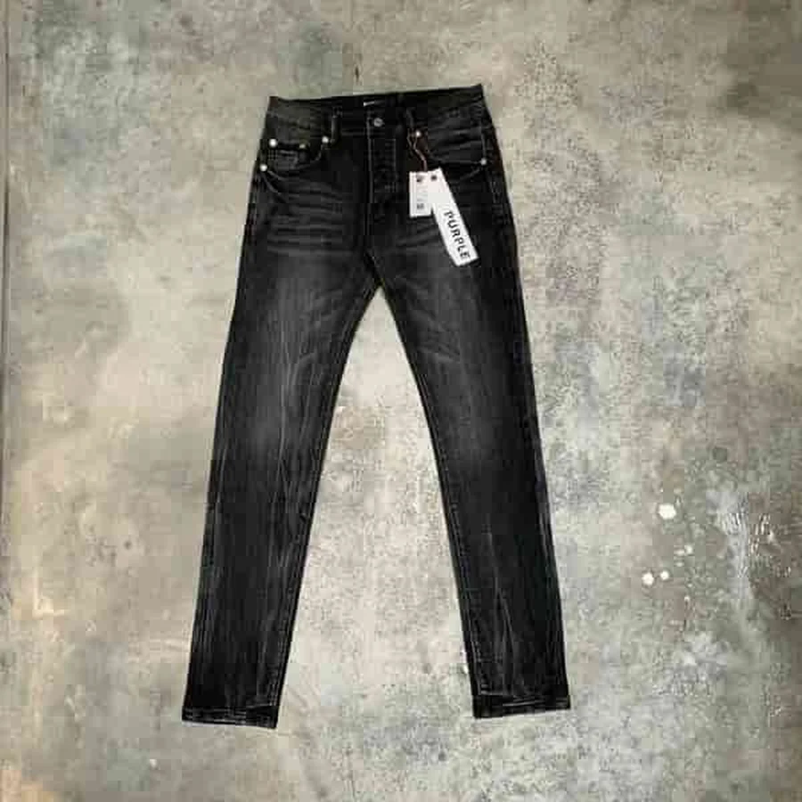 Light Blue Distressed Jeans With Logo Jeans — Black
