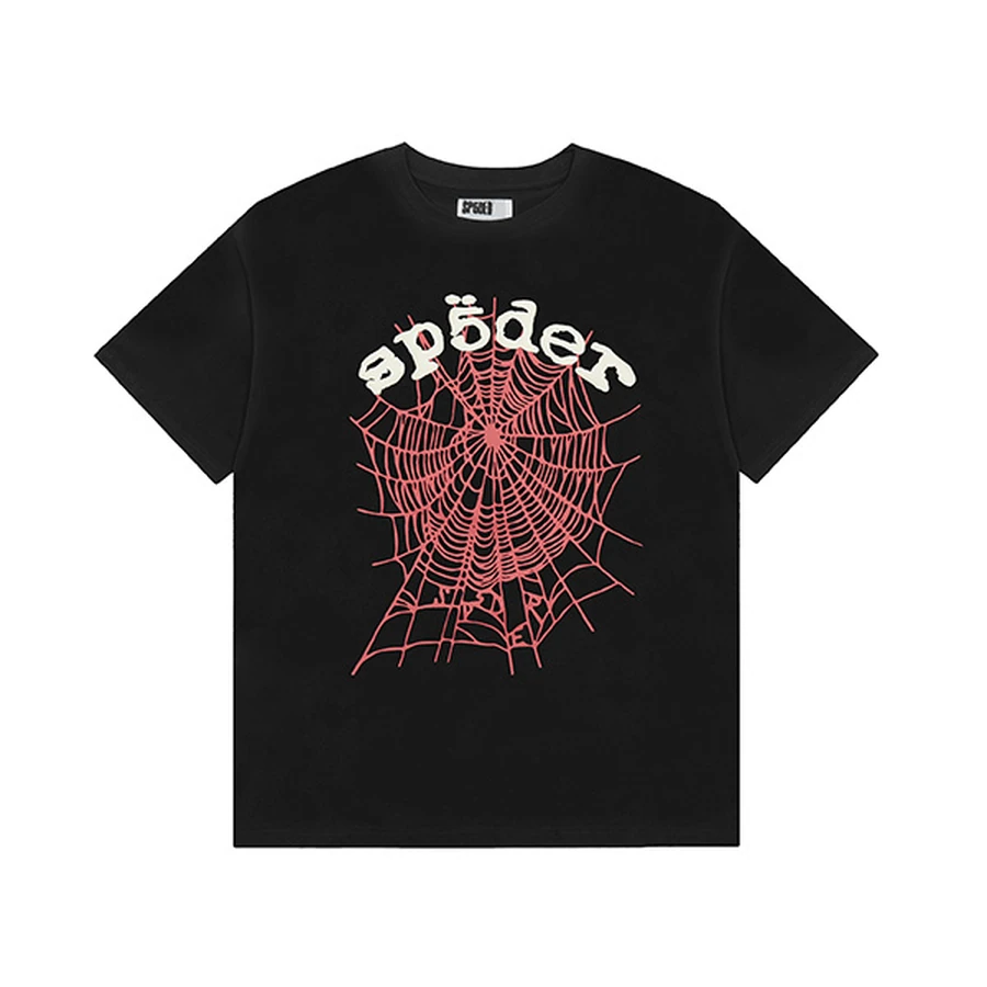 Sp5der Black Spider Web Graphic T-Shirt 6