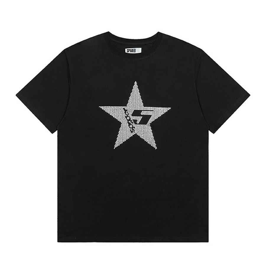 Sp5der Black Spider Web Pink Graphic Tee