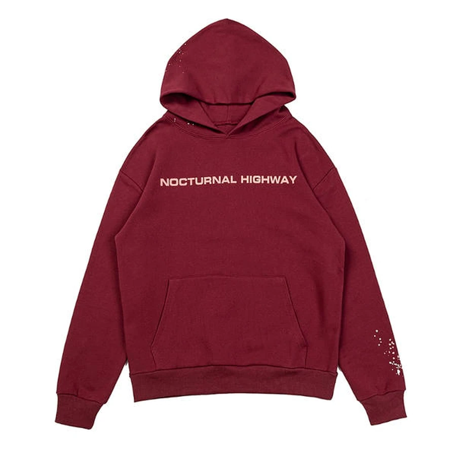 Red Sp5der Puff Print Hoodie
