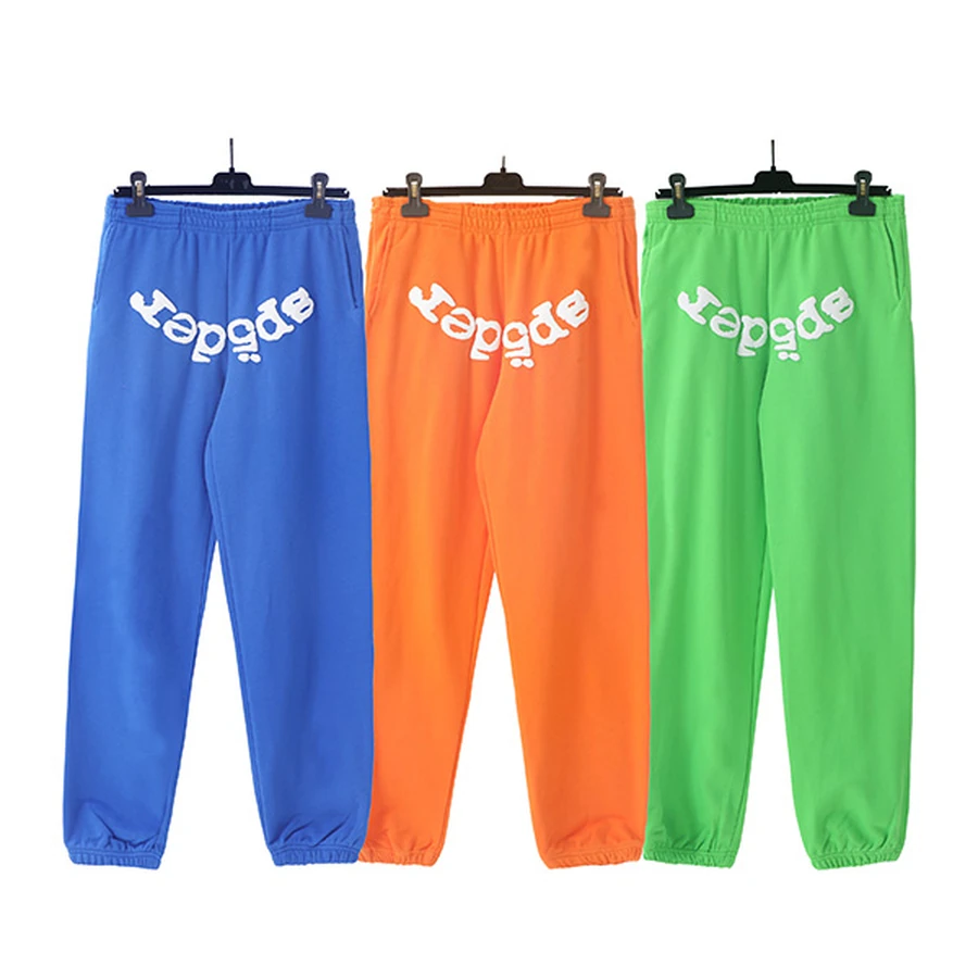 Sp5der Multi-Color Spider Logo Graphic Sweatpants 2