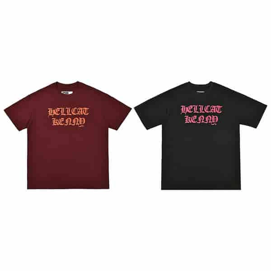 Sp5der Multi-Color Racing Text Graphic T-Shirt