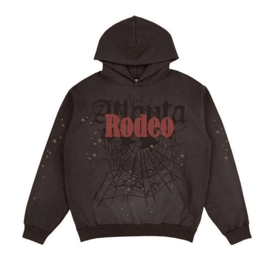 Black Sp5der Arc Logo Hoodie