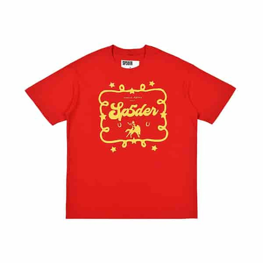 Sp5der Red Rodeo Graphic T-Shirt