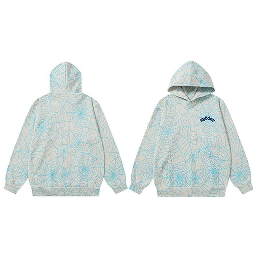 Grey Sp5der Web Graphic Sweatshirt