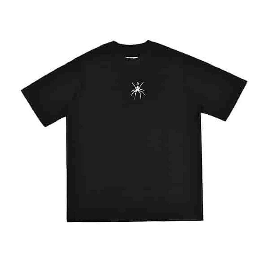 Sp5der Black Star Logo Graphic Tshirt