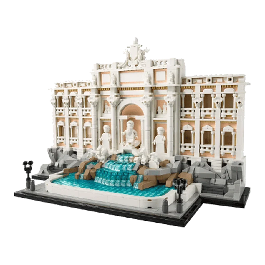 LEGO icons Italian Landmark Trevi Fountain Brick Model