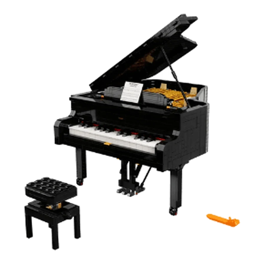 LEGO Ideas Brick-Built Concert Grand Piano Display