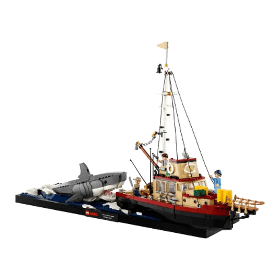 LEGO Ideas Great White Shark and Fishing Boat