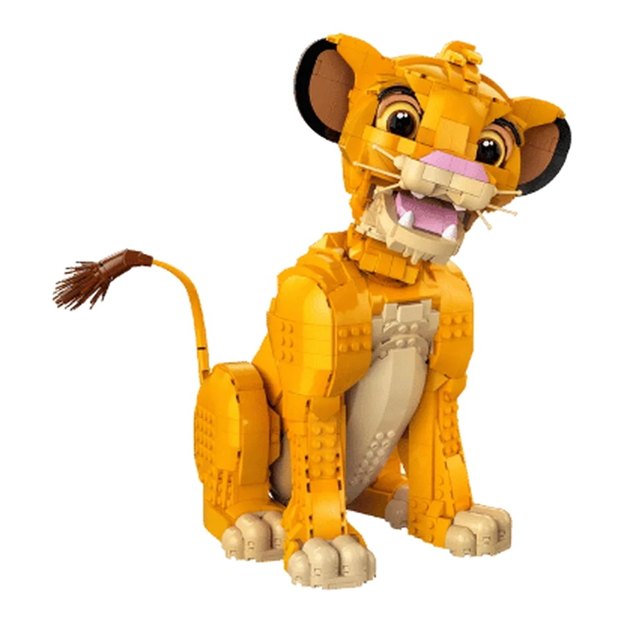 LEGO One Piece/Disney/Super Mario Young Lion Cub Brick Display Model