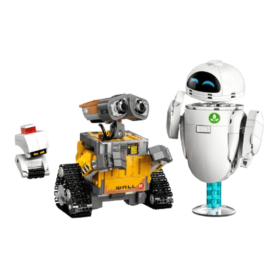 LEGO One Piece/Disney/Super Mario Cute Robot Duo Brick Building Set