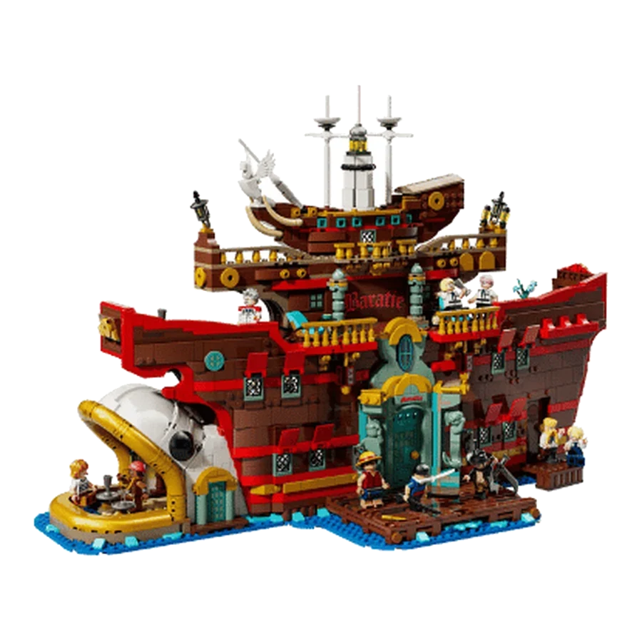 LEGO One Piece/Disney/Super Mario Floating One Piece Restaurant Baratie Model