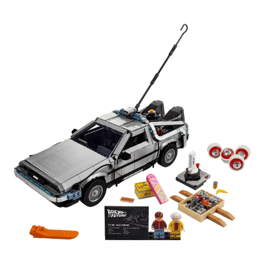 LEGO icons Retro Time Travel Car Display Set