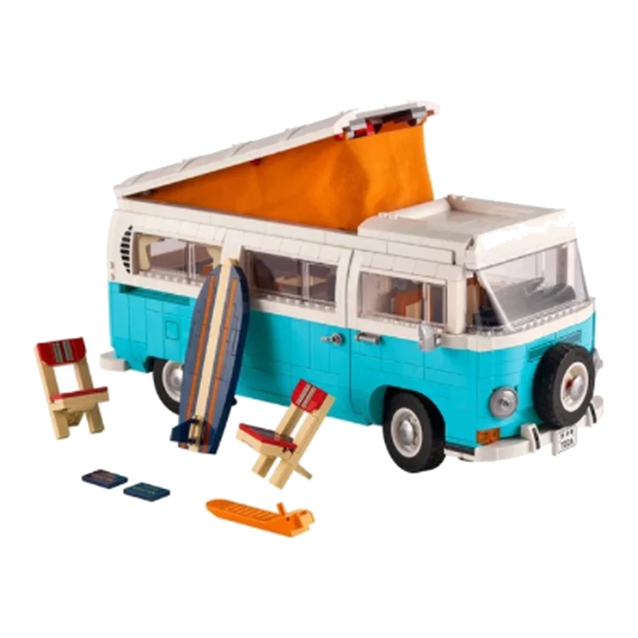 LEGO icons Deluxe Camper Van Brick Display Model