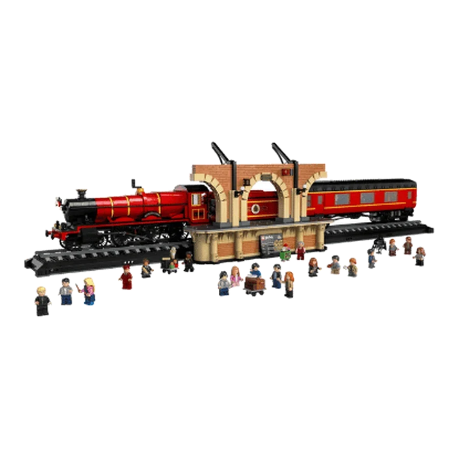 LEGO Harry Potter Magical Red Train Station Display Model