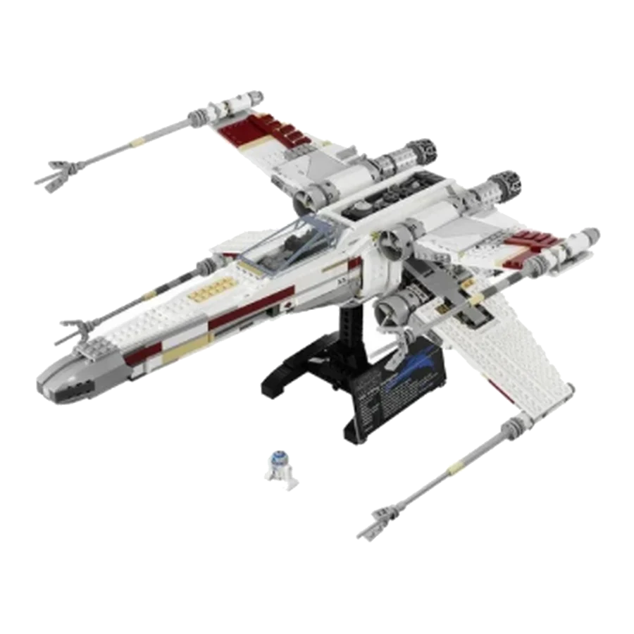 LEGO StarWars Sci-Fi Space Fighter Brick Display Model