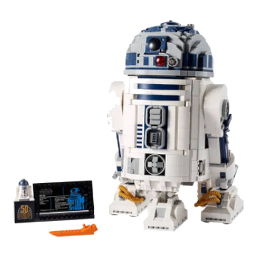 LEGO StarWars Astromech Droid Brick Display Model