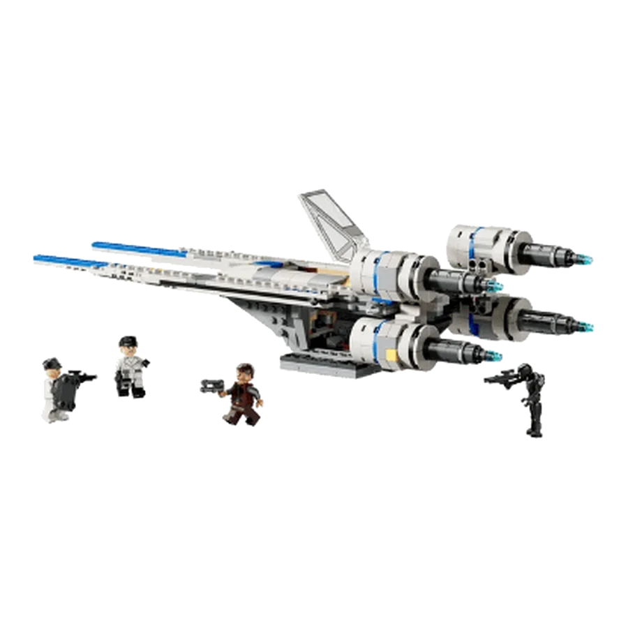 LEGO StarWars Rebel Wing Spacecraft Display Model
