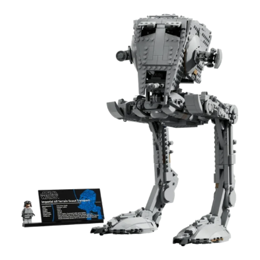 LEGO StarWars Light Armoured Sci-Fi Walker Brick Display Model