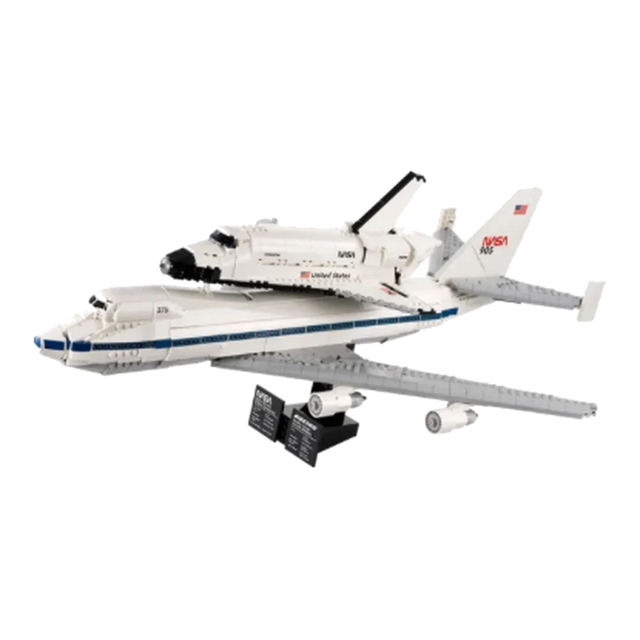 LEGO icons NASA Space Shuttle Transport Display Model
