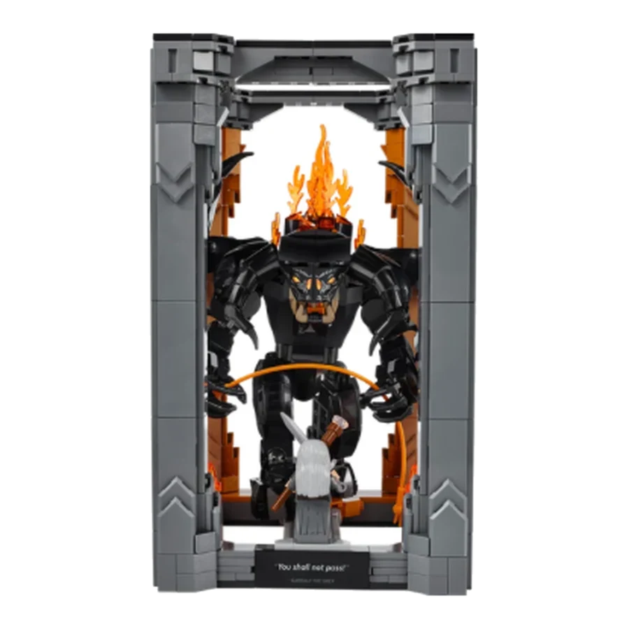 LEGO icons Epic Fire Demon Battle Brick Set