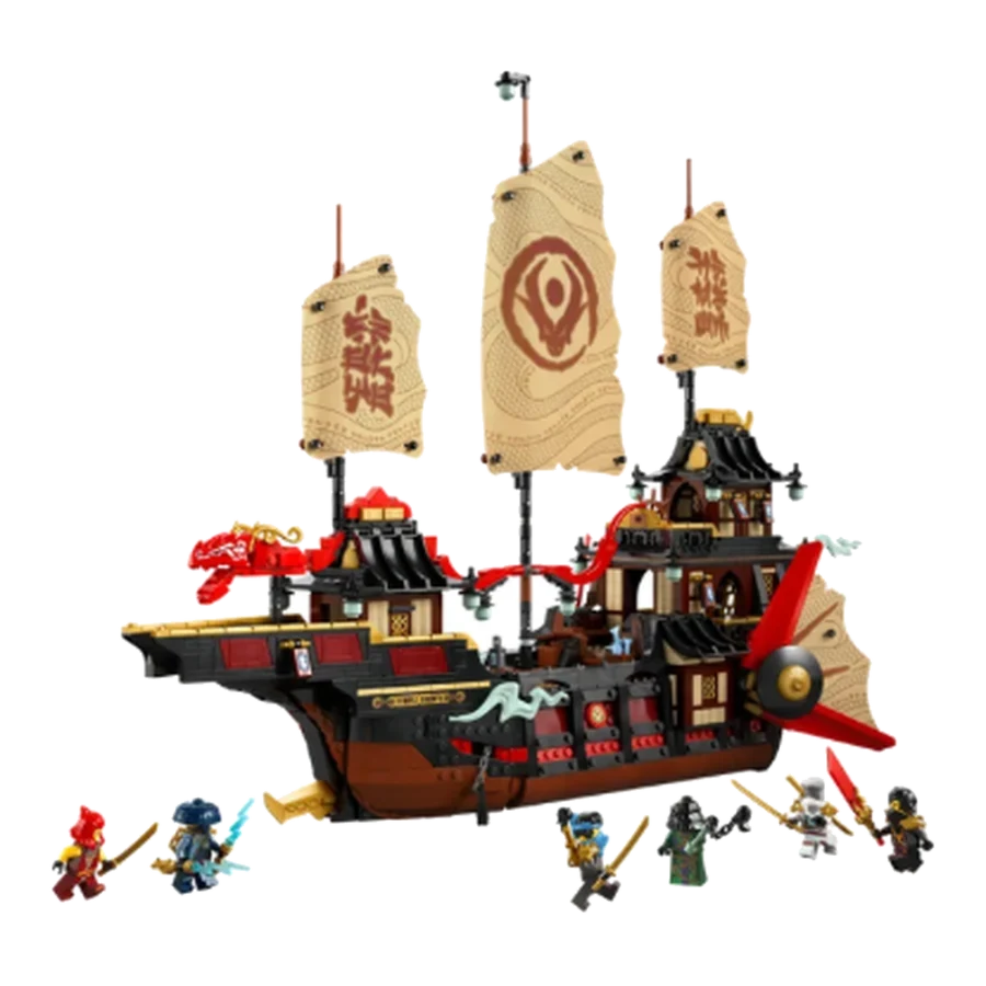 LEGO Others Ninja Flying Ship Brick Model Playset